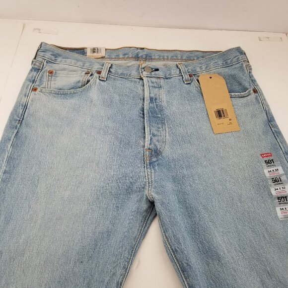 Levi's Men's 501 Original Fit Jean Thunder Moon Rocks 34W x 32L 005013184 - Picture 3 of 16